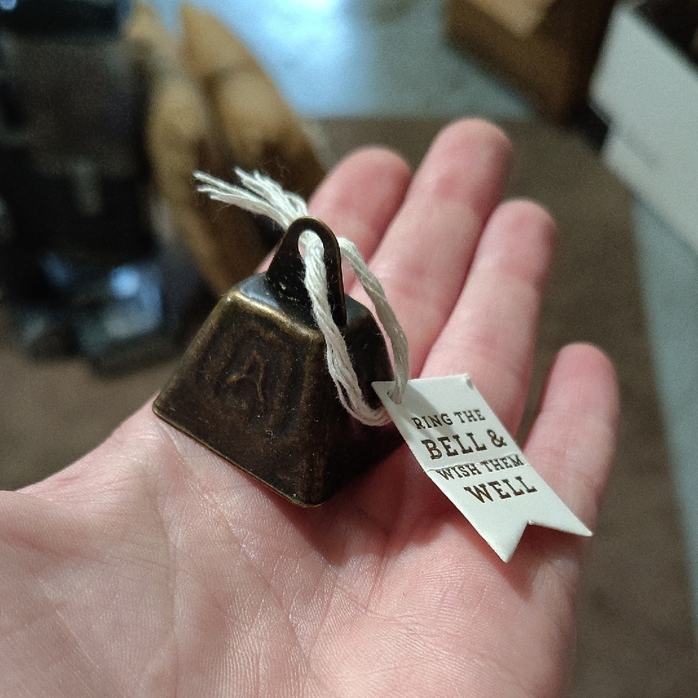 Rustic Brown Metal Bell